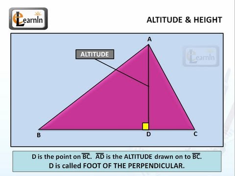 definition of an altitude geometry