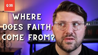 NewCityCatechism Question 35: If we are redeemed by grace through faith, where does faith come from?