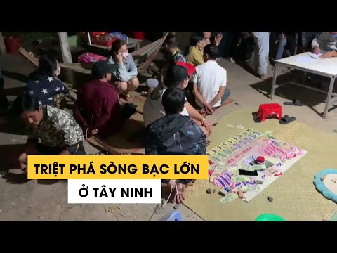 Thêm một sòng bạc lớn hoạt động về đêm ở Tây Ninh bị triệt phá