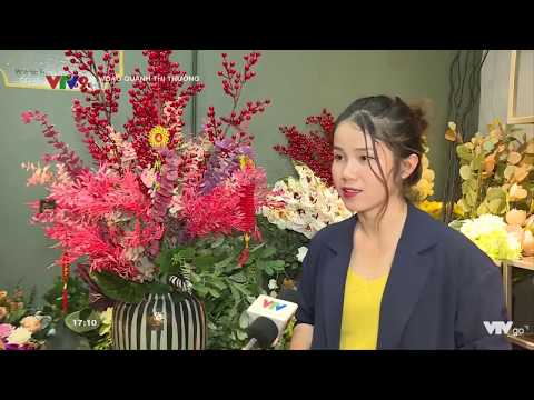Hoa Lụa Trang Trí Cao Cấp Bông Boutique trên VTV9