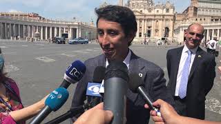 Bernal: El encuentro con el Papa es más importante que cualquier victoria