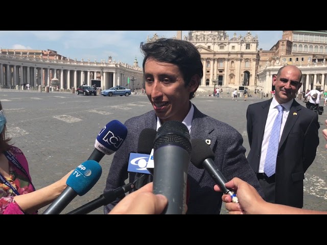 Bernal: El encuentro con el Papa es más importante que cualquier victoria
