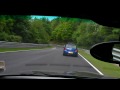 BMW M Coupe following Golf R32 on the Nurburgring Ring TF