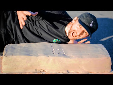 WORLD'S FIRST CLAY SKATE LEDGE