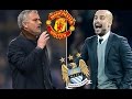 Mourinho vs Guardiola Manchester United vs Manchester City Manchester Derby