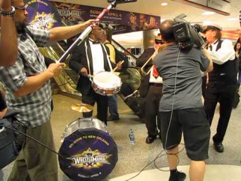 Orleans Brass Band performs John Cenas Entrance song