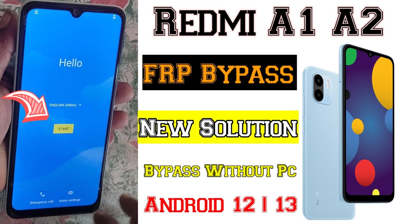 Redmi A1/A1+/A2/A3+ Frp Unlock Google Account Lock | Redmi A1/A1+/A2/A3+ Frp Unlock Google Account Lock |