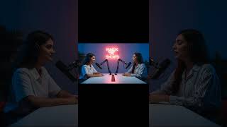 Girls Sharing Her Experience On Podcast