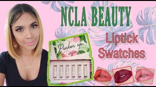 Ncla Beauty Lipstick Try-On Lipstick Swatches National Lipstick Day 2019