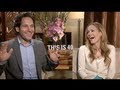 Paul Rudd and Leslie Mann Interview for THIS IS 40