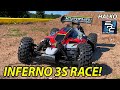 Kyosho Inferno Neo 3.0 VE Brushless RC Car on a Halko 3S Race Day!