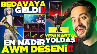 En Nadi̇r Bende Olmayan Awm Deseni̇ Geri̇ Döndü Bedavaya Alinabi̇li̇yor Yeni̇ Kartal Yoldaş Pubg Mobil