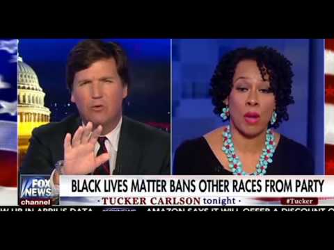 Racist Woman Defends A "No Whites Allowed" BLM Rally