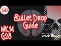 MK14 Sniper + G28 Scope - 1.2Km Bullet Drop Guide - Ghost Recon:Wildlands