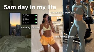 5Am Day In My Life Productive Work Day, Morning Routine, New Fitness Goals & Honest Chats