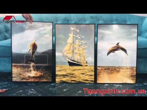 Tranh Tráng Gương Treo Tường Phòng Khách Hiện Đại