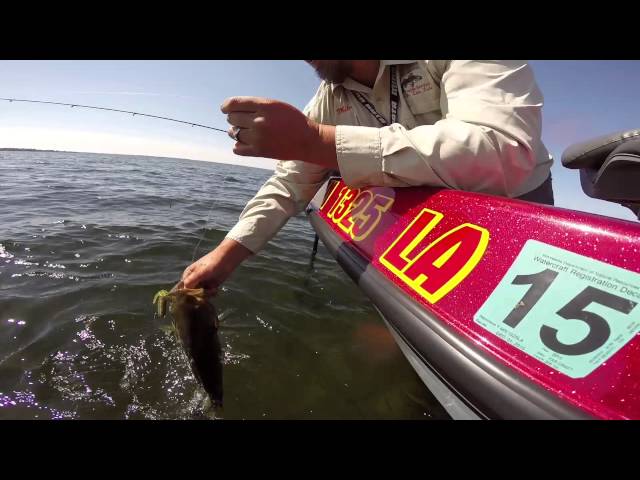 Bass Fishing on Lake Mille Lacs, Minnesota