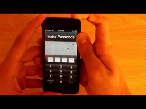 How To Bypass IOS 6.1.2/6.1 Passcode LockScreen IPhone 5/4S/4/3Gs 
