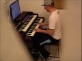 TX5 Organ over 77 - Blues am - Backing Track