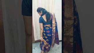 Easy Trick To Fix Saree Back Side Folding Problem