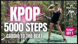 Day 1 Kpop 5000 Steps Cardio To The Beat Kpop Kickstart Challenge Highlowchair Impact