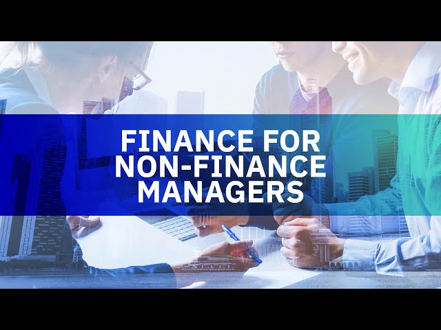 Watch Finance for Non-Finance Managers on YouTube.