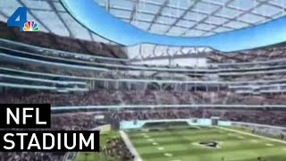 Nfl Executives Tour Inglewood Stadium Nbcla