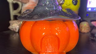 Resin Pumpkin Jar W Witch Hat Lidasmr Demolding