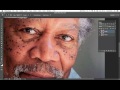 Smudge Painting Effect  |  Morgan Freeman  |  Photoshop Tutorial