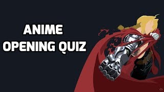 Anime Opening Quiz