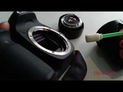 Vệ sinh sensor & gương lật máy ảnh canon crop (hoặc canon 750d,60d,70,80d)