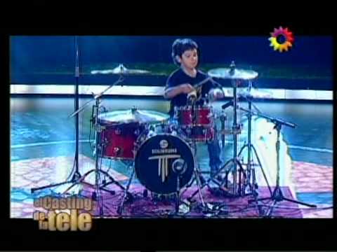 Watch baterista de 8 años en el casting de la tele 2010 argentina