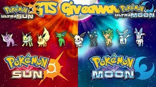 Pokémon Sun & Moonultra Gts Giveaway All 9 Shiny Eeveeloutions I Have Returned