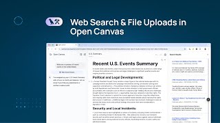 Web Search & File Uploads In Open Canvas