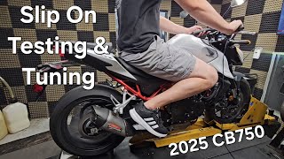 The New Yoshimura Slip On Exhaust And Our Custom Ecu Mapping Completely Transforms The New Cb750