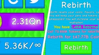 1 MILLION REBIRTHS!? Ice Cream Simulator