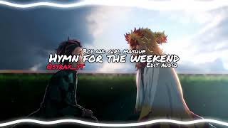 Coldplay - Hymn for the weekend [edit audio]   {sad version}
