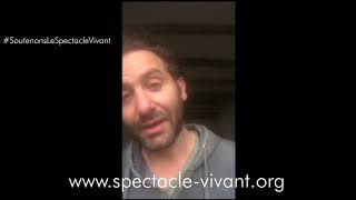 Bruno GARE - Message de soutien aux jeunes artistes du spectacle vivant