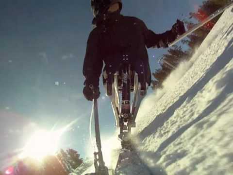 X Games 15 Mono Skier Crash