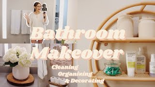 Apartment Bathroom Makeover Clean, Organize, And Decorate With Me Hey Hannah Lee