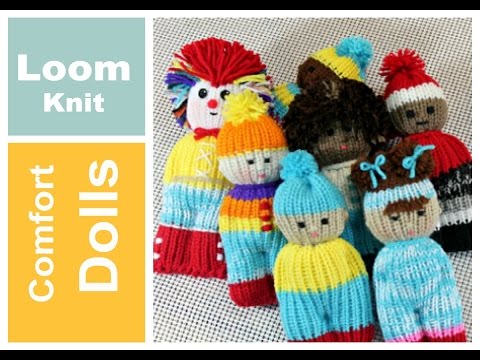 How To Loom Knit An Amigurumi Doll - With 2 Preemie Hats ...
