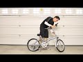 See the Mobic aluminum folding bike in action
