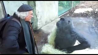 Guy Talking With Monkey