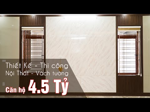 Thiết Kế Thi Công Nội Thất - Vách Tường nhà chị Thương, 4.5 Tỷ tại Hải Phòng - Táo Đỏ TV