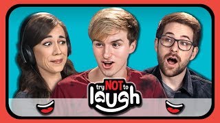 YouTubers React to Try to Watch This Without Laughing or Grinning #17 YouTubers React to Try to Watch This Without Laughing or Grinning #17
