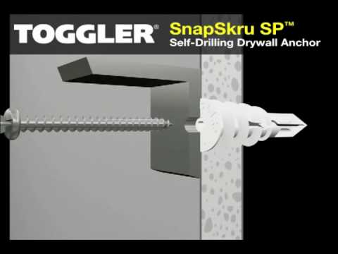 How To Install Toggle Bolts Into Drywall