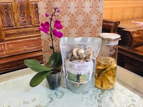Cách làm trà bí đao sấy khô