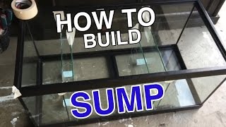 How To Build A Sump Filtration System 120G Reef Tank Build Part 8