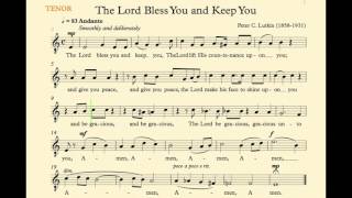 The Lord Bless You And Keep You Lutkin Tenor The Lord Bless You And Keep You Lutkin Tenor