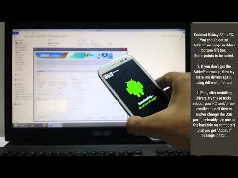 Samsung Galaxy S3 ClockworkMod Recovery Guide: Using Odin PC...